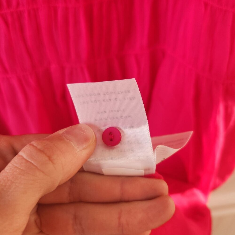 AYR Something Special Pink Silk Midi Dress Long Sleeve Feminine Women's M - Picture 8 of 8